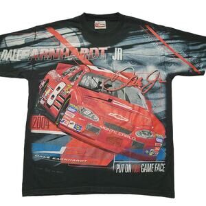 Vintage Nascar Dale Earnhart Jr T-Shirt Men’s Medium Chase Authentics AOP